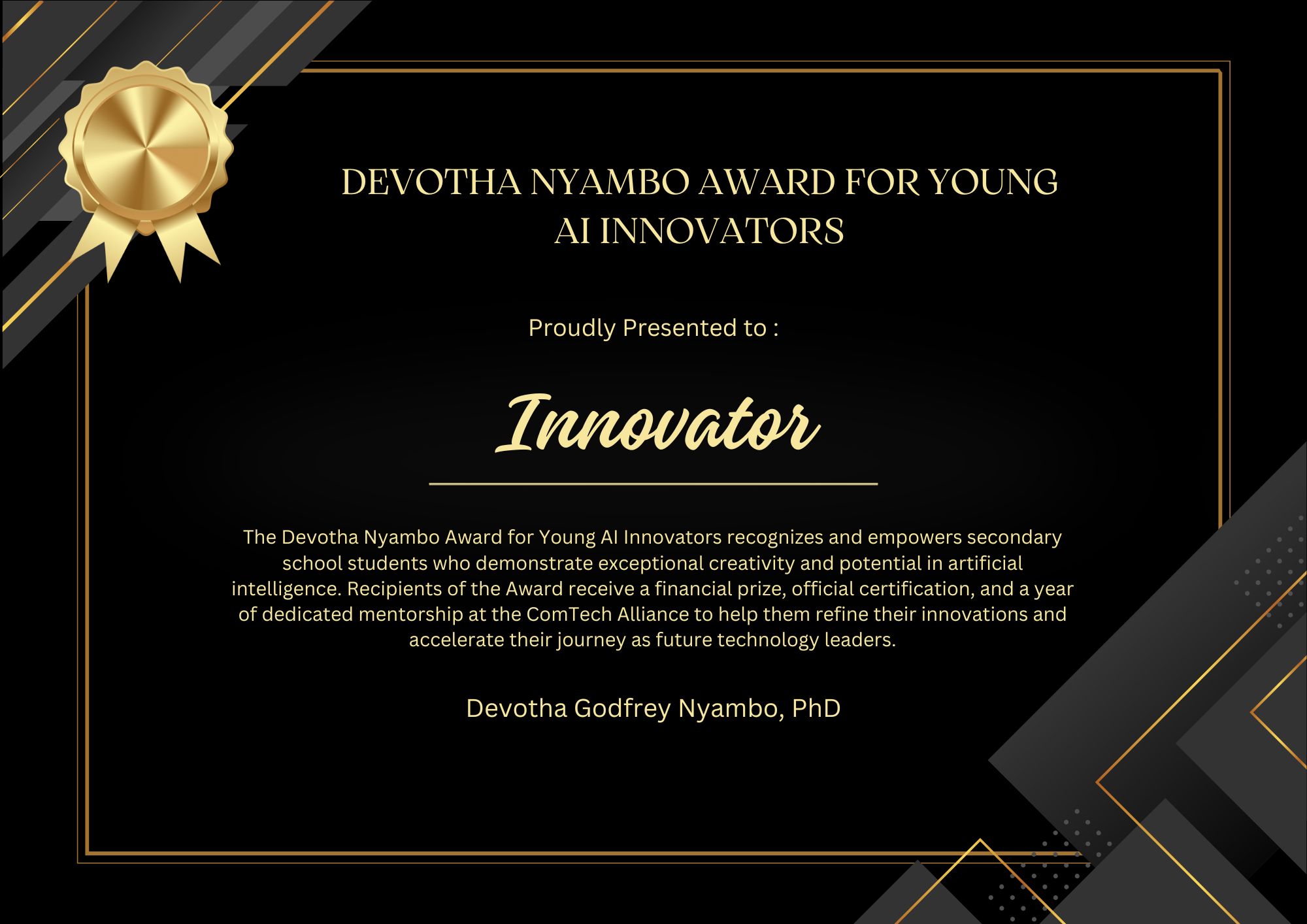 Innovation awards